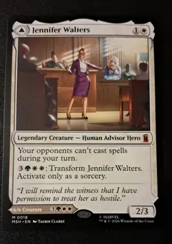 MtG Jennifer Walters Mythic Marvel Super Heroes Magic the Gathering Unplayed - Image 3