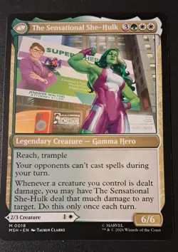 MtG Jennifer Walters Mythic Marvel Super Heroes Magic the Gathering Unplayed - Image 4