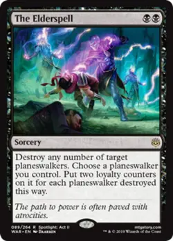 1x The Elderspell NM-Mint, English War of the Spark MTG Magic - Image 1