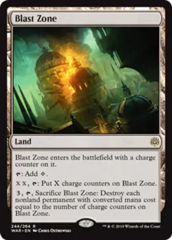 1x Blast Zone NM-Mint, English War of the Spark MTG Magic - Image 1