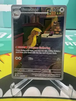 Gumshoos 153/132 Illustration Rare Pokemon Mega Evolution NM - Image 1