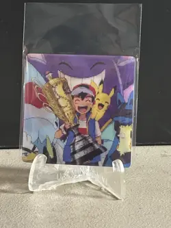 Pokemon Eif origin Gameboy Lenticular (RARE) Ash Champion Scene #C1 - Image 1