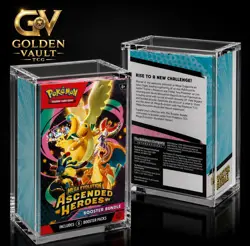 NEW Size Pokemon Booster Bundle Acrylic Display Protector Case UV Protection ☀ - Image 1