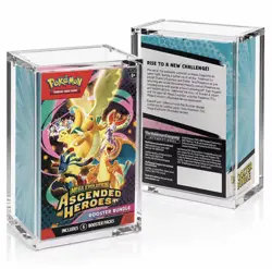 NEW Size Pokemon Booster Bundle Acrylic Display Protector Case UV Protection ☀ - Image 2