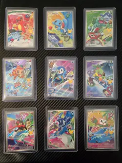 Pokemon First Partner Illustration Collection - Series 1 | Complete Set 9 of 9 - Image 1