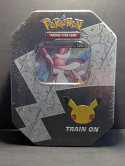 Dark Sylveon V Pokemon TCG Celebrations 25th Anniversary Tin Factory Sealed NM - Image 1