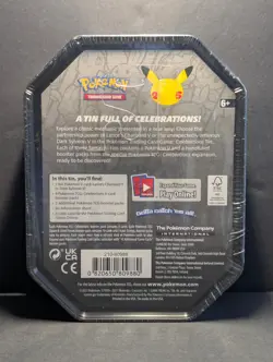 Dark Sylveon V Pokemon TCG Celebrations 25th Anniversary Tin Factory Sealed NM - Image 2