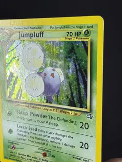 Pokemon TCG Neo Genesis Unlimited 7/111 Jumpluff Holo Rare LP/MP - Image 2