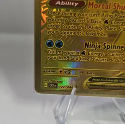 Pokemon TCG Mega Greninja EX 350 HP Secret Rare Full Art Holo 122/086 EN - Image 5
