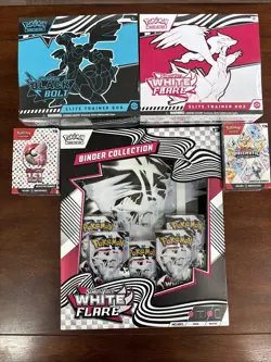 151 Pokemon TCG Sealed Mixed Lot. Prismatic Evo BB, Black Bolt & White Flare ETB - Image 1