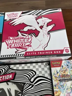 151 Pokemon TCG Sealed Mixed Lot. Prismatic Evo BB, Black Bolt & White Flare ETB - Image 5