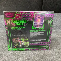 POKEMON Scarlet & Violet Shrouded Fable Elite Trainer Box, Sealed Box is Worn - Image 4