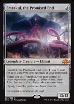 Emrakul, the Promised End -Foil Near Mint MTG Eldritch Moon - Image 1