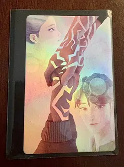 McDonald's KPOP Demon Hunters Rumi & Jinu “Hands” Card Holo Ultra Rare - Image 1