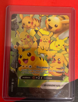 Pikachu V-UNION Complete 4-Card Set SWSH139-SWSH142 Celebrations Promo LP - Image 5