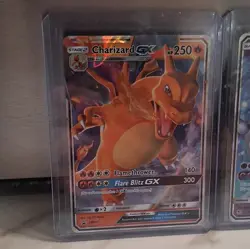 Pokemon TCG 2-Card Lot Charizard GX SM211 & Mewtwo GX 31/68 Holo Promo - Image 2