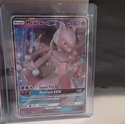 Pokemon TCG 2-Card Lot Charizard GX SM211 & Mewtwo GX 31/68 Holo Promo - Image 3
