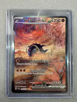 Great Tusk ex #246/198 Pokemon TCG SV01: Scarlet & Violet Base Set Alt Art MINT - Image 1
