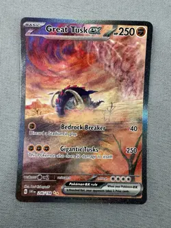 Great Tusk ex #246/198 Pokemon TCG SV01: Scarlet & Violet Base Set Alt Art MINT - Image 2