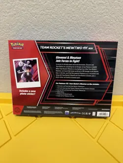 Pokemon TCG Team Rocket's Mewtwo ex Box Sealed Destined Rivals Packs Cards New - Image 2
