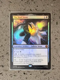 The Soul Stone #66 Foil Marvel Spider-Man MTG Mythic Rare NM - Image 1