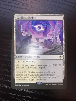 Godless Shrine 0254 Edge of Eternities Rare Magic The Gathering English NM - Image 2