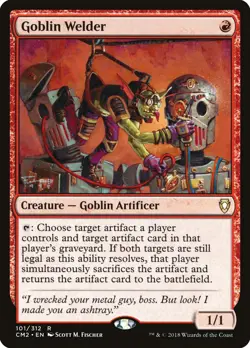 MTG Goblin Welder Commander 2014 177/337 Regular Rare - Image 1