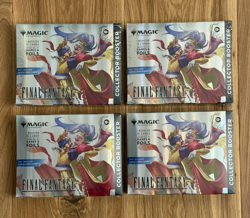 Magic The Gathering Final Fantasy Collector Booster Omega Box Sealed 4 box Lot - Image 1