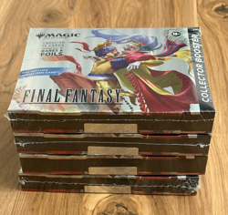 Magic The Gathering Final Fantasy Collector Booster Omega Box Sealed 4 box Lot - Image 3