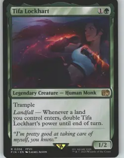Tifa Lockhart 206 Rare FINAL FANTASY Magic: The Gathering Near Mint - Image 1