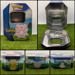 Pokemon GO TCG Chansey Tin - Empty Collector's Storage Box - Image 1