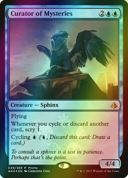 1x MTG Curator of Mysteries FOIL ** Resale Promos ** English (NM) - Image 1