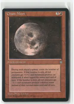 Chaos Moon Rare Ice Age Magic: The Gathering Lightly Played - Image 1