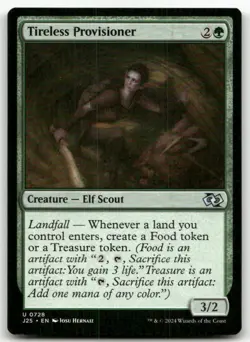 Tireless Provisioner #728 (NM) Foundations Jumpstart J25 Magic MTG - Image 1