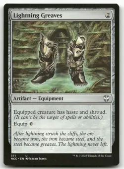 Lightning Greaves #371 (NM) Streets New Capenna NCC Magic MTG - Image 1