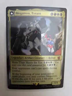 mtg, Megatron, Tyrant Universes Beyond: Transformers Foil NM - Image 1