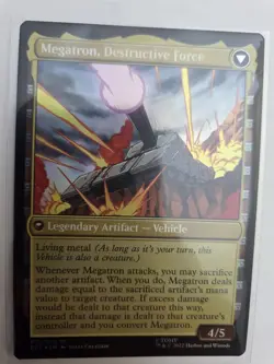 mtg, Megatron, Tyrant Universes Beyond: Transformers Foil NM - Image 2
