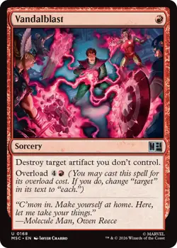 x4 Vandalblast U MTG Commander: Marvel Super Heroes M/NM, English - Image 1