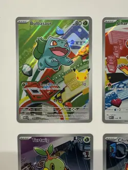 Complete Pokemon Series 1 First Partner Illustration Set Of 9 Cards NM Full Set - Image 2