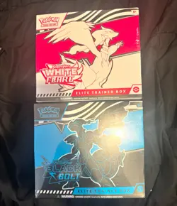 Pokemon TCG Scarlet & Violet White Flare/Black Bolt Elite Trainer Boxes (2) - Image 1