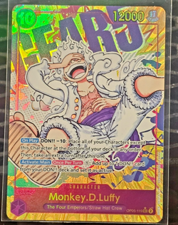 One Piece TCG OP05-119 Monkey D. Luffy Gear 5 Parallel SEC Alt Art English - Image 1