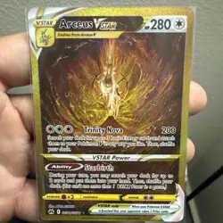 Arceus VSTAR GG70/GG70 Secret Rare Pokemon Crown Zenith: Galarian Gallery - NM - Image 4
