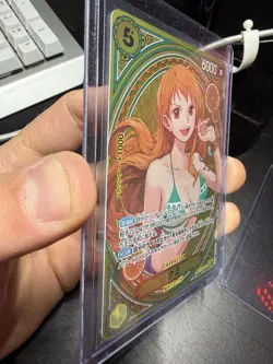 Bandai One Piece Card Game Nami Character Card Full Art SP Foil EB03-053 6000 P - Image 2