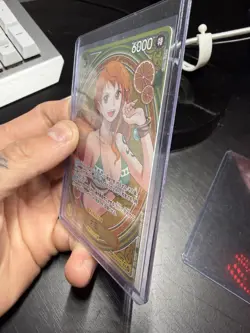 Bandai One Piece Card Game Nami Character Card Full Art SP Foil EB03-053 6000 P - Image 3