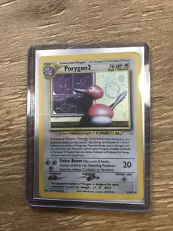 Vintage Pokemon TCG Neo Revelation Porygon2 12/64 Holo Rare Good Condition MP - Image 1