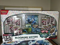Pokemon TCG Scarlet & Violet 151 Blooming Waters Premium Collection Box SEALED - Image 1