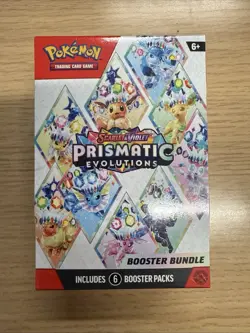 🚀 Pokemon TCG Prismatic Evolutions Booster Bundle Box 6 Packs English 🚚 SEALED - Image 1