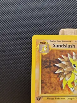 Pokemon TCG 1999 WOTC 1st Edition Fossil Sandslash 41/62 - Near Mint - Image 3