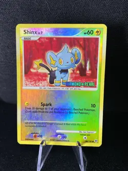 Shinx 98/130 - Reverse Holo - Diamond & Pearl Base Set Pokemon TCG - Image 1