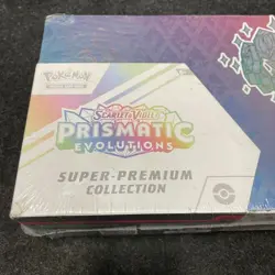 POKEMON S & V Prismatic Evolutions Super Premium Collection, Sealed Box is Worn - Image 5